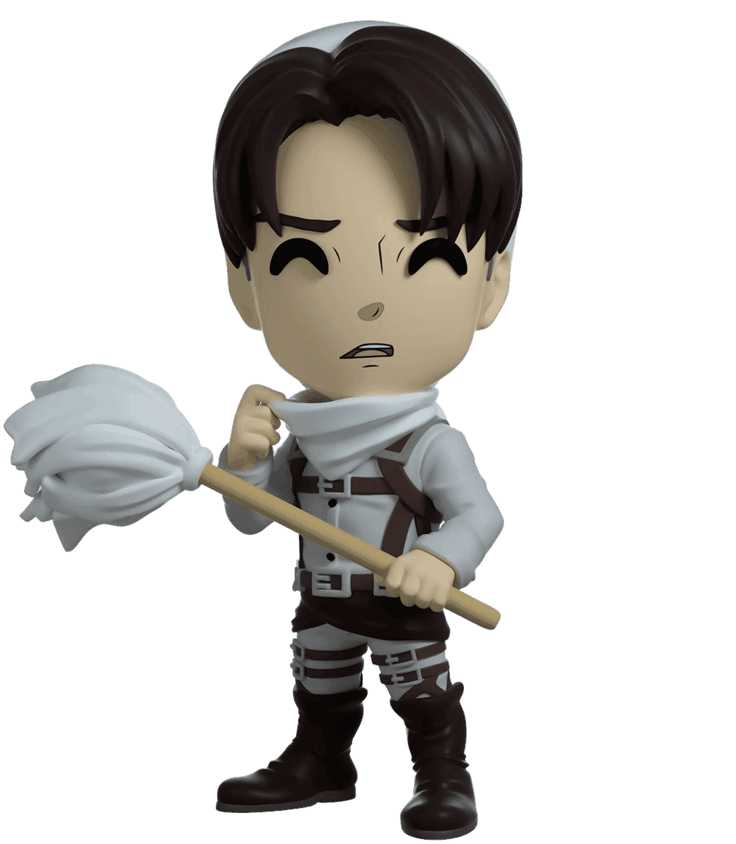 Youtooz - Attack on Titan - Cleaning Levi Vinyl Figure #8 - The Card Vault