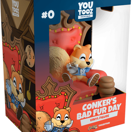 Youtooz - Conker’s Bad Fur Day - Conker's Bad Fur Day Vinyl Figure #0 - The Card Vault