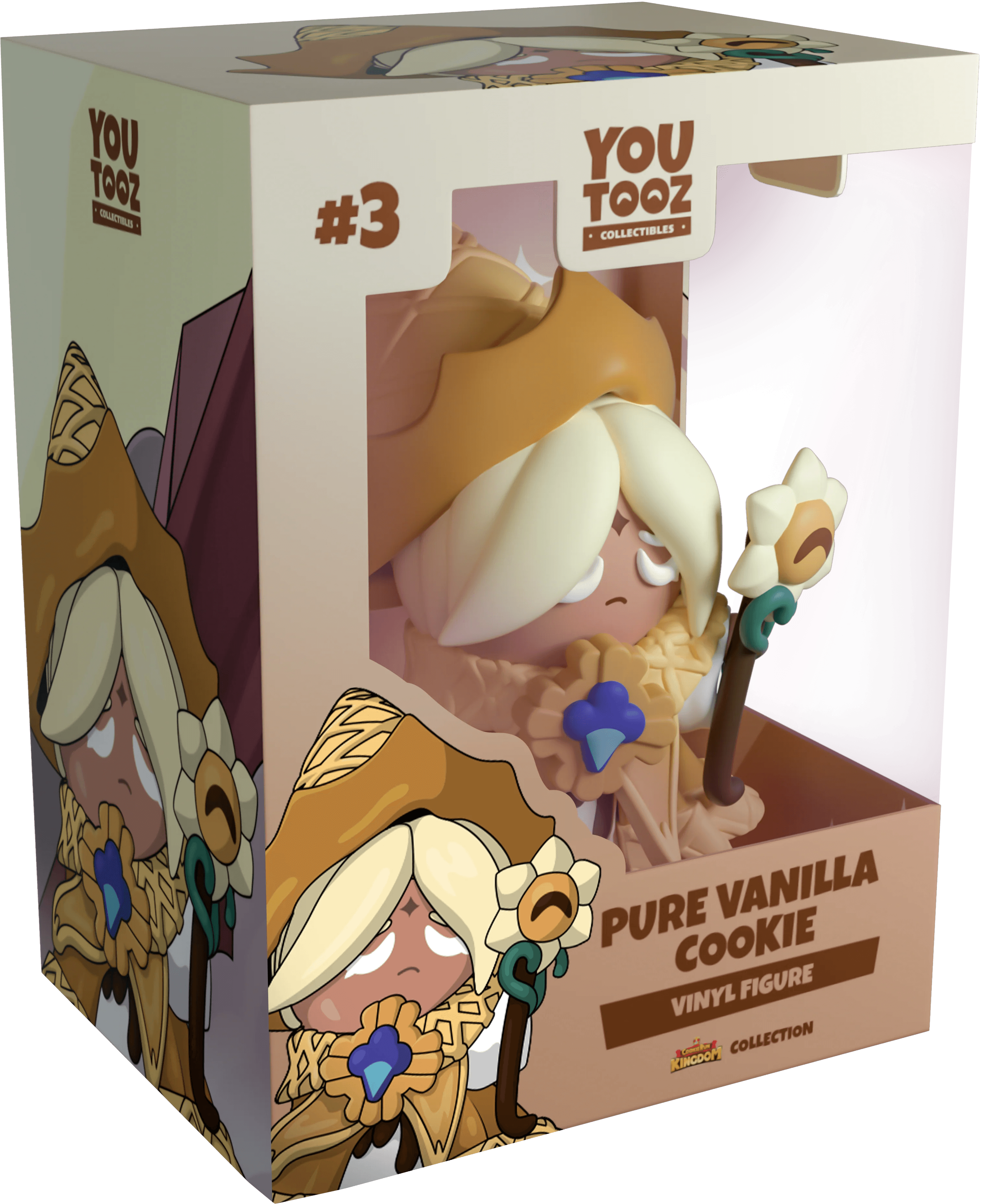 Youtooz - Cookie Run Kingdom - Pure Vanilla Cookie Vinyl Figure #3 - The Card Vault