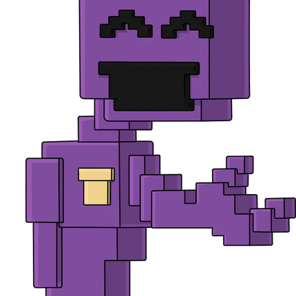Youtooz - Five Nights at Freddy’s - Purple Guy Sprite Vinyl Figure #16 - The Card Vault