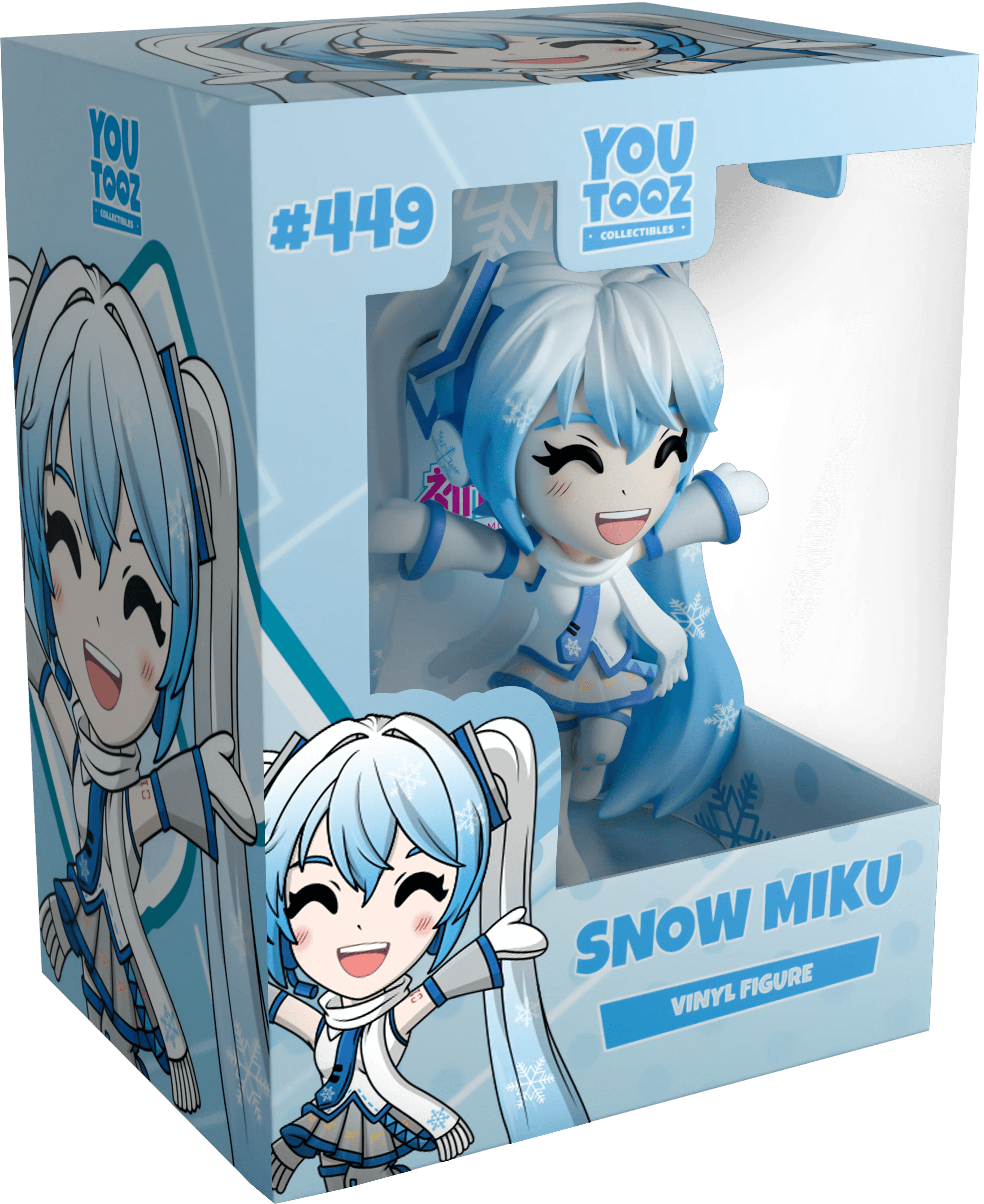 Youtooz - Hatsune Miku - Snow Miku Vinyl Figure #449 - The Card Vault