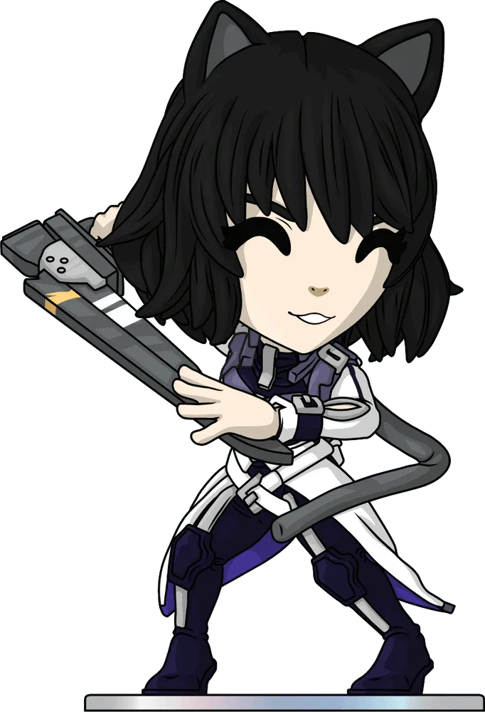 RWBY Blake Belladonna 3.75 Inch Vinyl Collectible Figure - From The Hit Anime Series