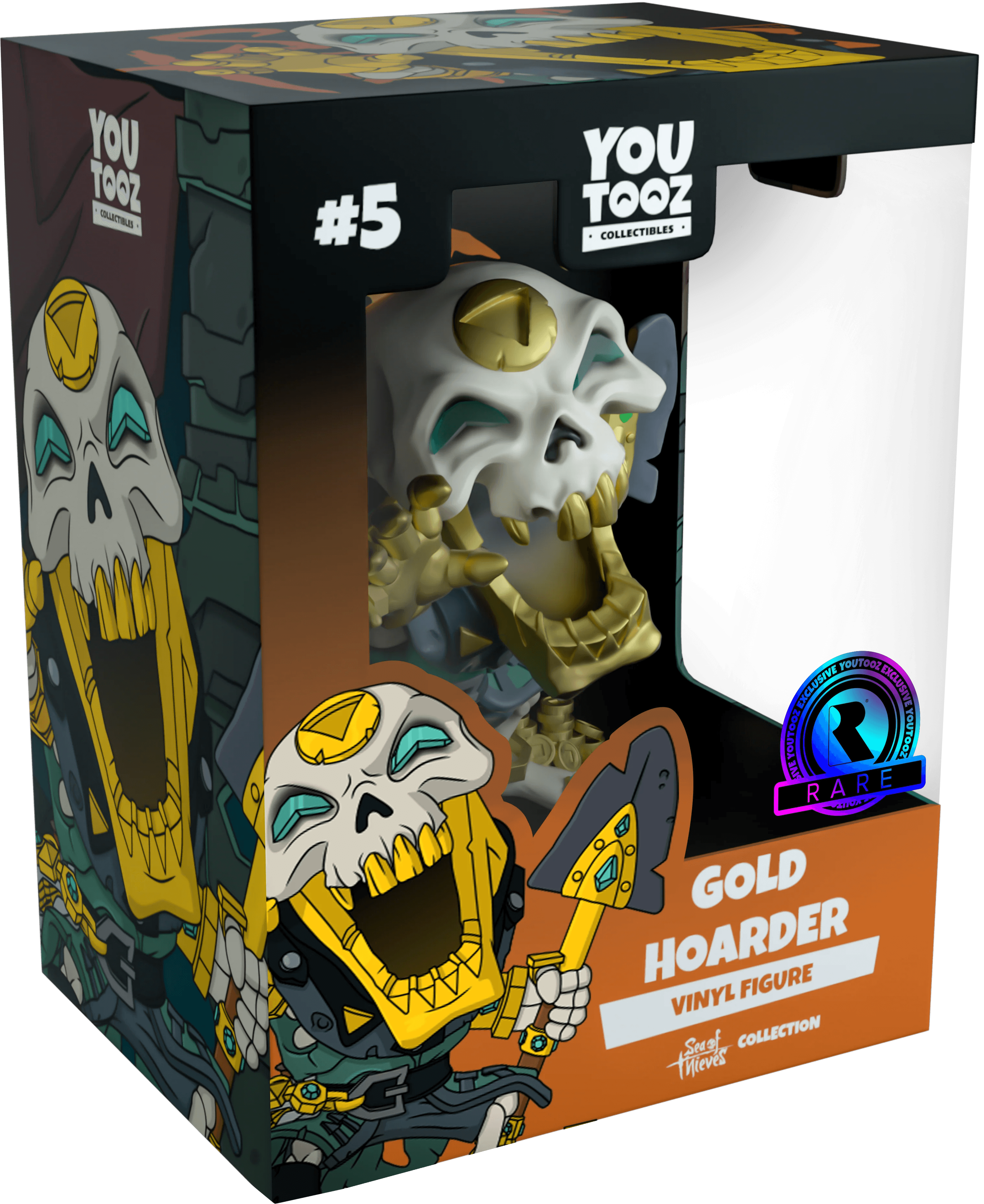 Youtooz - Sea of Thieves - Gold Hoarder Vinyl Figure #5 - The Card Vault