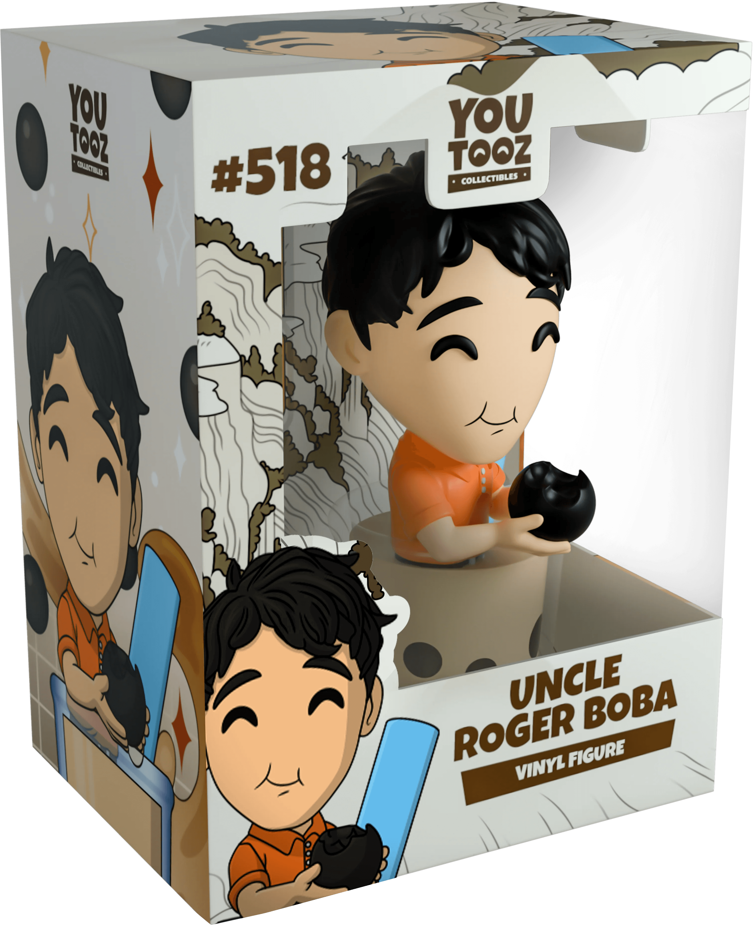 Youtooz - Uncle Roger - Uncle Roger Boba Vinyl Figure #518 - The Card Vault
