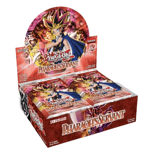 Yu-Gi-Oh! - 25th Anniversary - Pharaohs Servant - Display Case (12x Booster Boxes) - The Card Vault