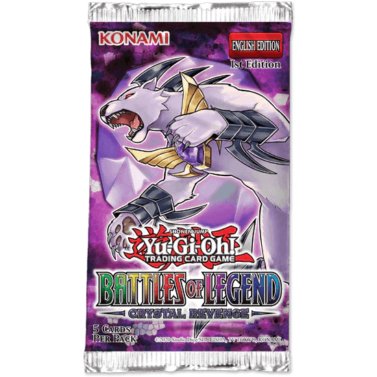 Yu-Gi-Oh! - Battles of Legend: Crystal Revenge - Booster Pack - The Card Vault