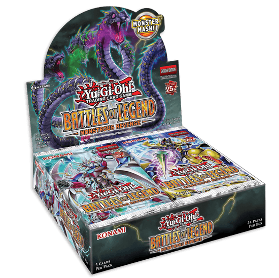 Yu-Gi-Oh! - Battles of Legend: Monstrous Revenge - Display Case (12x Booster Boxes) - The Card Vault