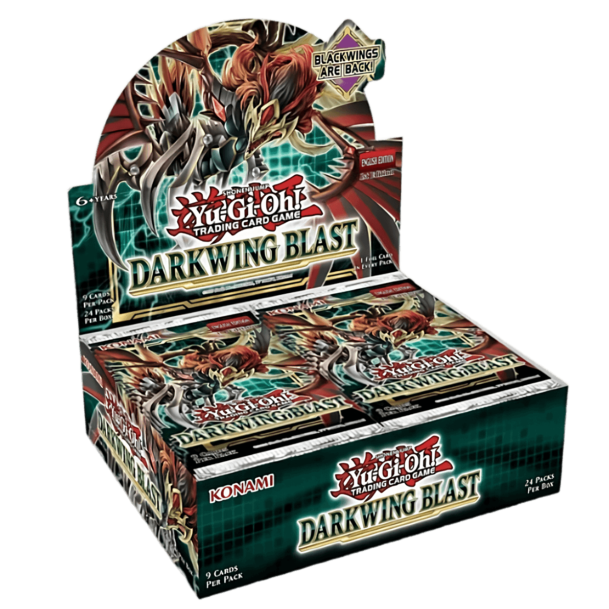 Yu-Gi-Oh! Darkwing Blast Display Case (12x Booster Boxes) - The Card Vault