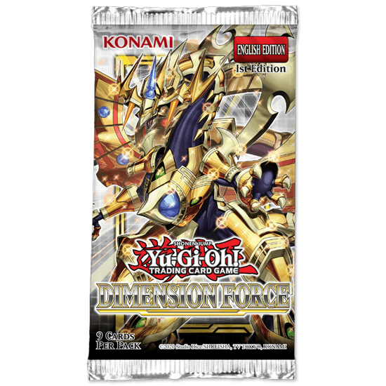 Yu-Gi-Oh! Dimension Force Booster Pack - The Card Vault