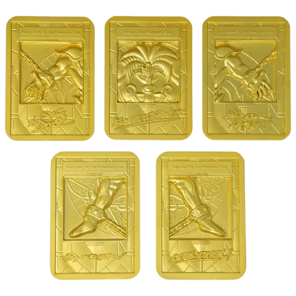 Yu-Gi-Oh! Exodia the Forbidden One - 24k Gold Plated Ingot Set (Limited Edition) - The Card Vault