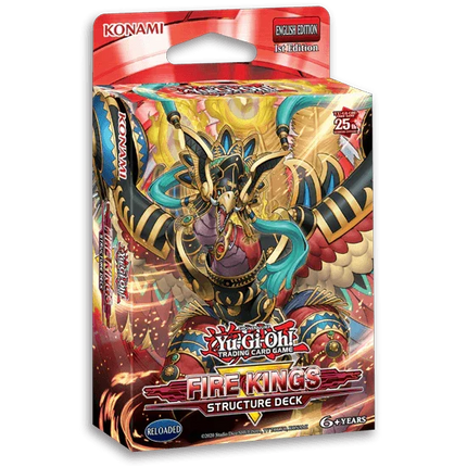 Yu-Gi-Oh! - Fire Kings - Structure Deck Revamped Display Case (8x Decks) - The Card Vault