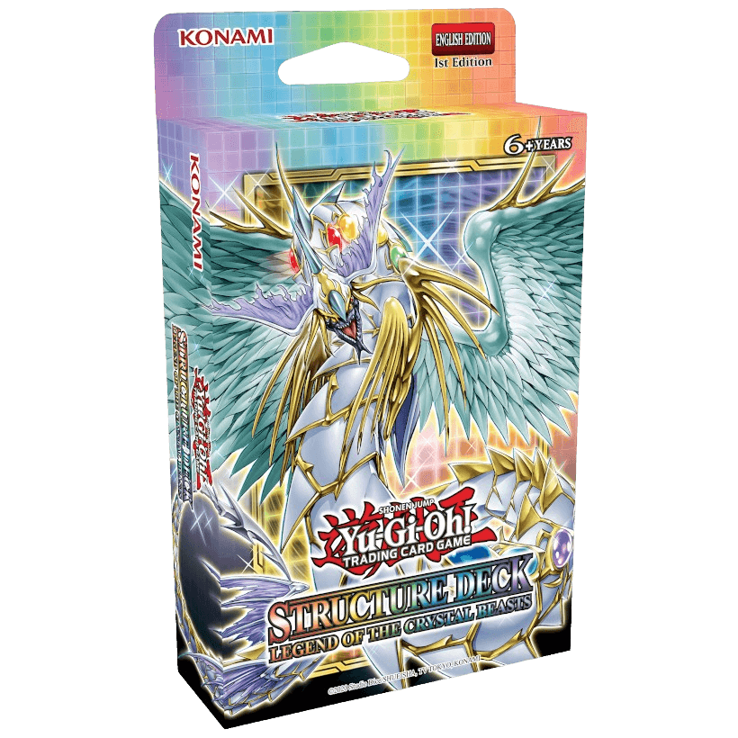 Yu-Gi-Oh! - Legend of The Crystal Beasts - Structure Deck - Display Case (8x Decks) - The Card Vault