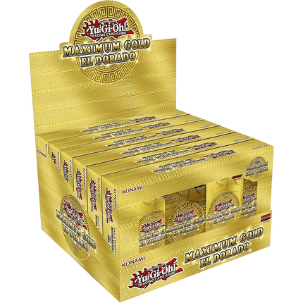 Yu-Gi-Oh! Maximum Gold El Dorado - Display Case (6x Collection Boxes) (Unlimited Reprint) - The Card Vault