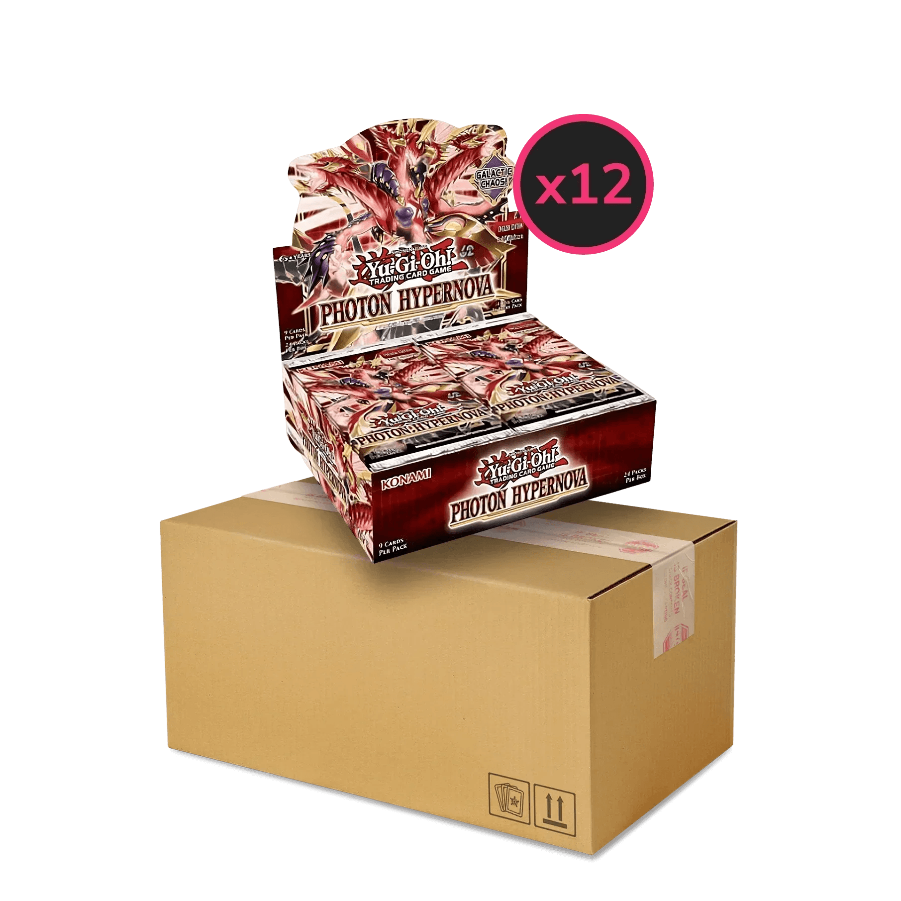 Yu-Gi-Oh! Photon Hypernova Display Case (12x Booster Boxes) - The Card Vault