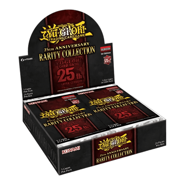 Yu-Gi-Oh! TCG - 25th Anniversary Rarity Collection - Display Case (12x Booster Boxes) - The Card Vault