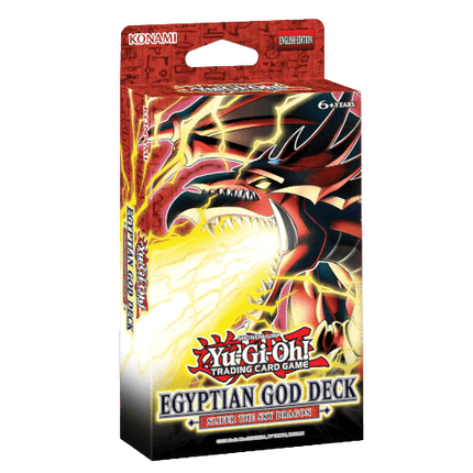 Yu-Gi-Oh! TCG - Egyptian God - Slifer The Sky Dragon Structure Deck (Unlimited Edition) - Display Case (8x Decks) - The Card Vault