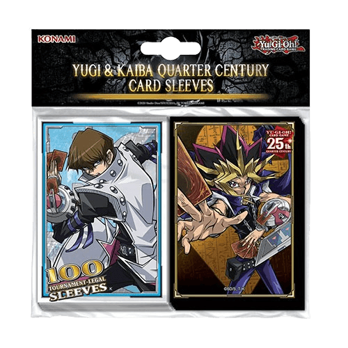 Yu-Gi-Oh! - Yugi & Kaiba Quarter Century Sleeves Sleeves - (100 Pack) - The Card Vault