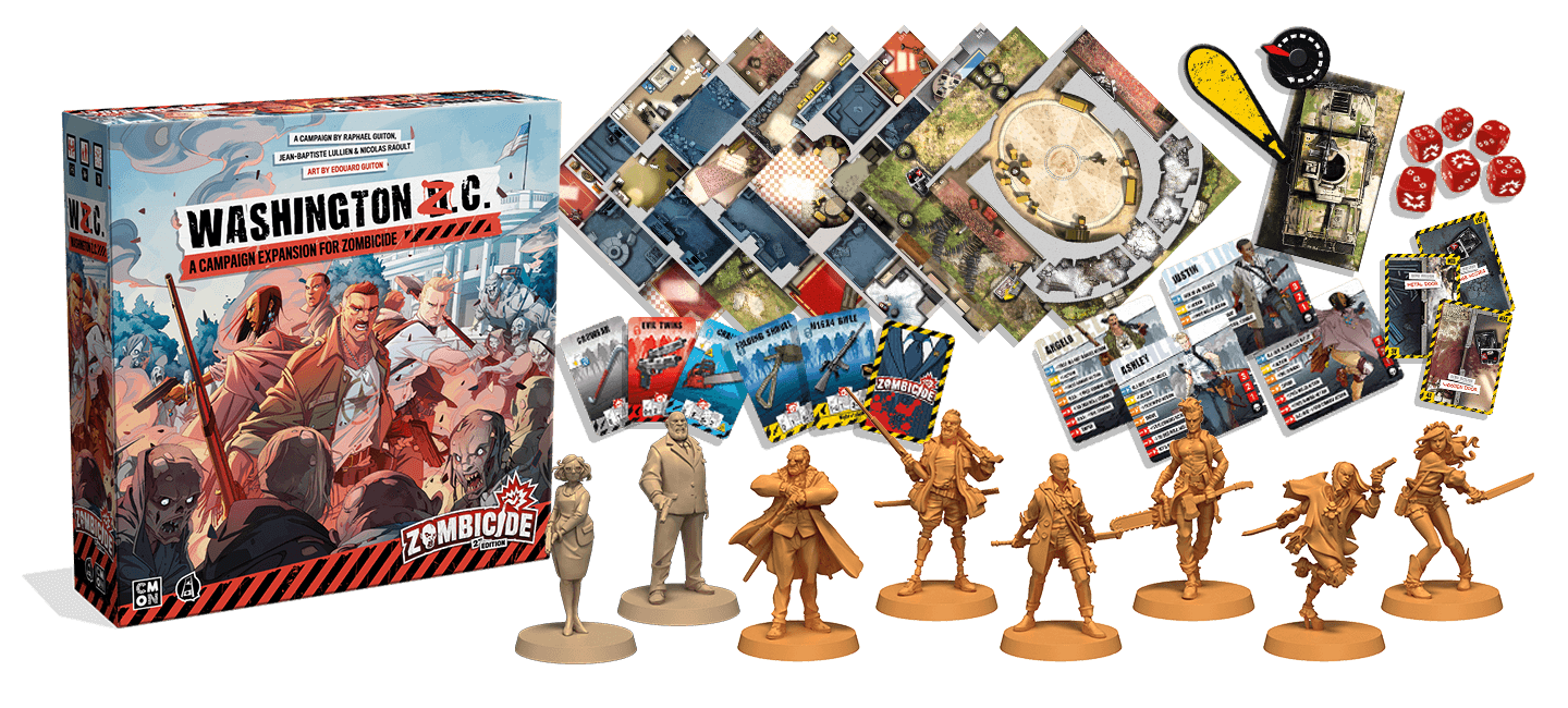 Zombicide (2nd Edition) - Washington Z.C. Expansion - The Card Vault