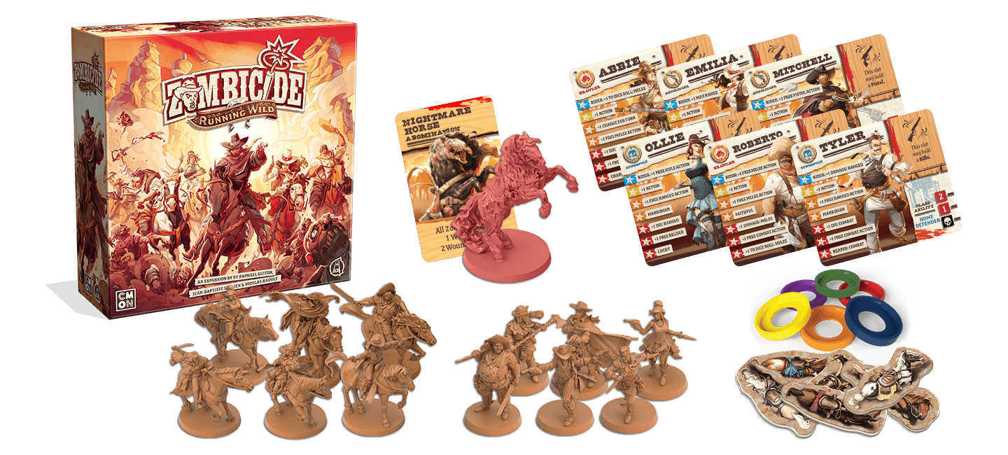 Zombicide: Undead or Alive - Running Wild Expansion - The Card Vault