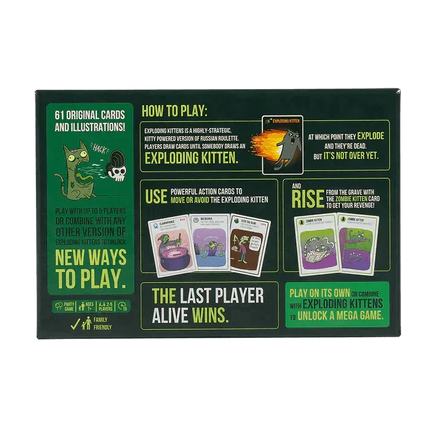 Zombie Kittens Card Game - The Card Vault