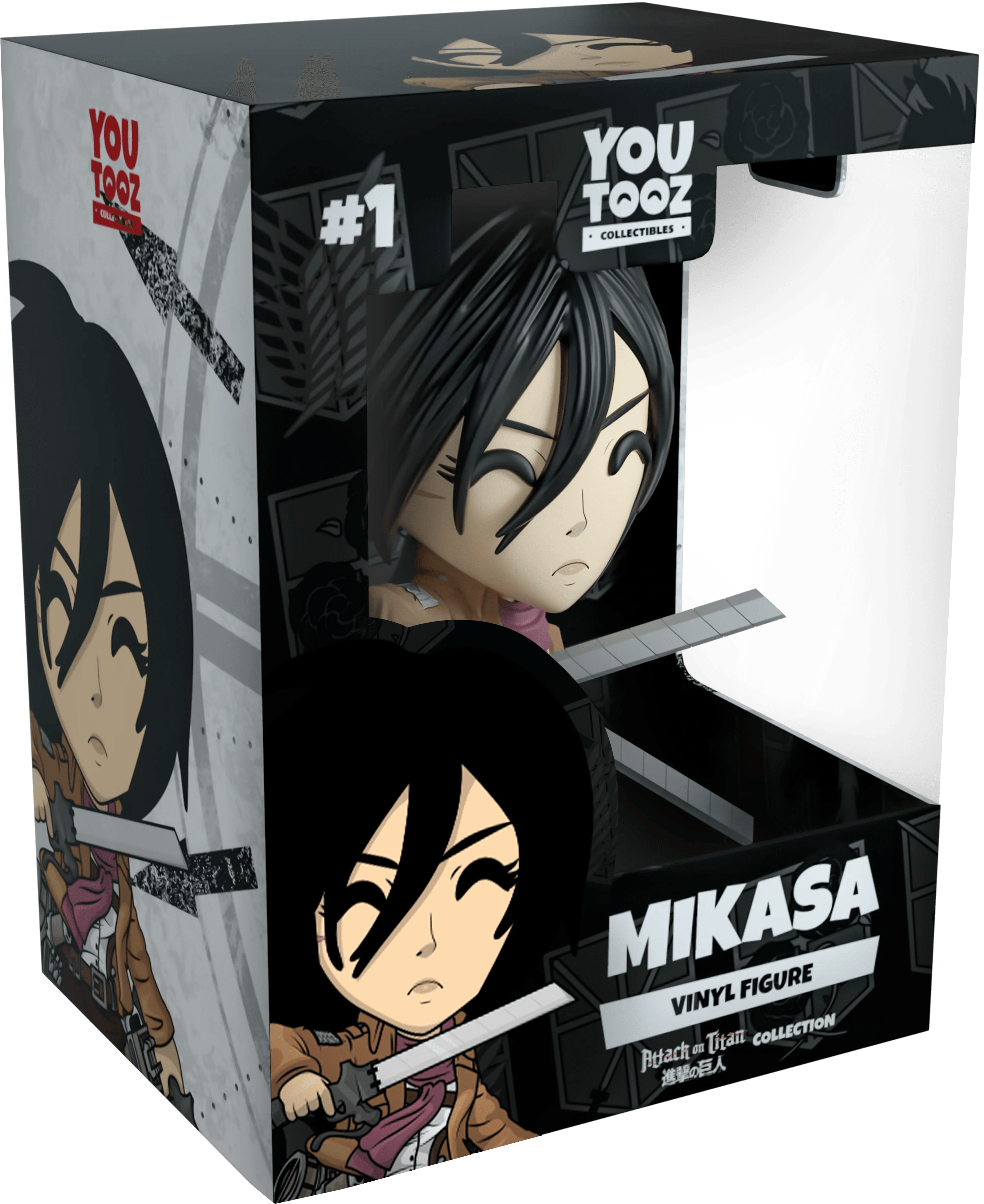 Youtooz - Attack on Titan - Mikasa Vinyl Figure #1 - The Card Vault