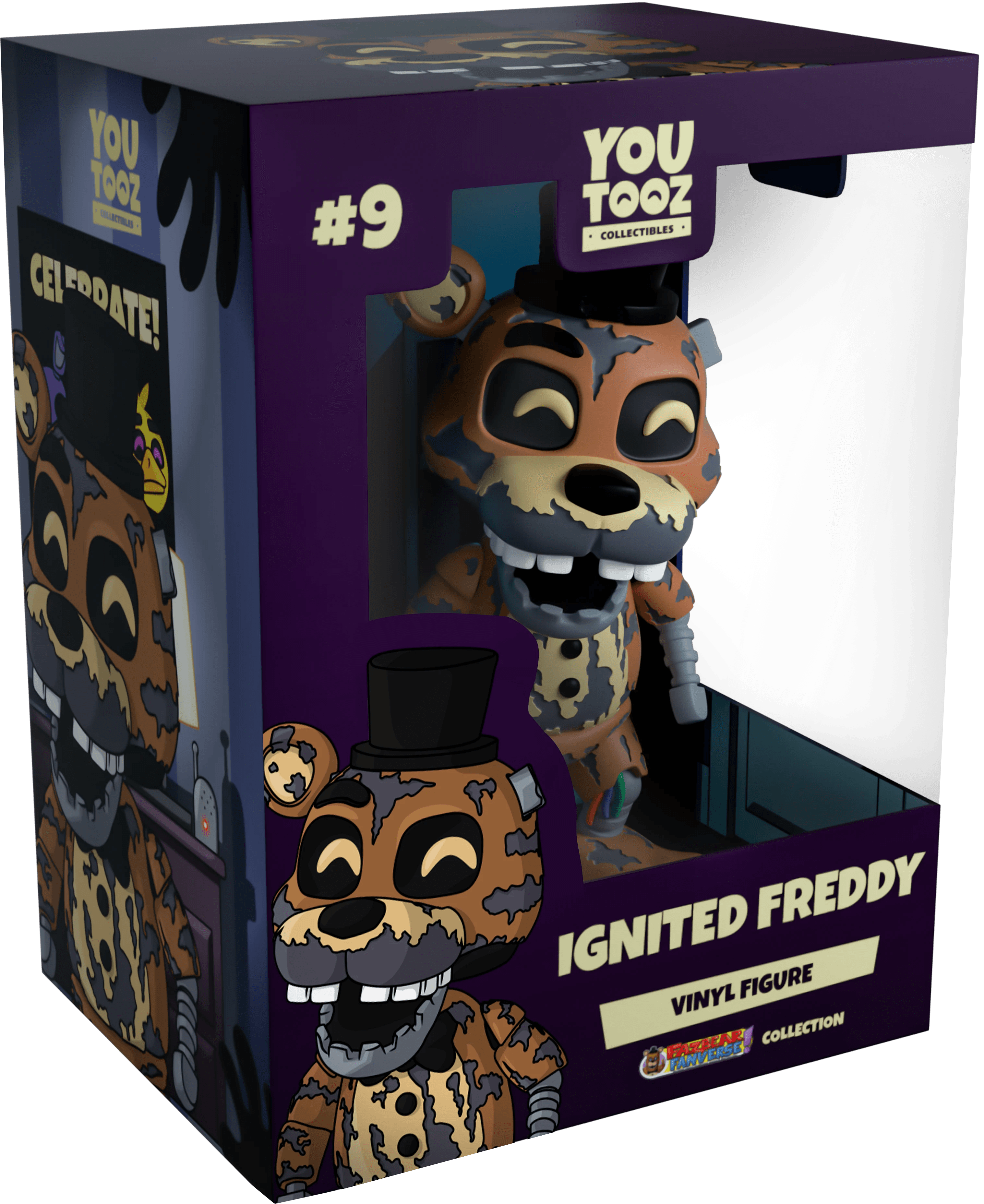 Youtooz - Five Nights at Freddy’s - Ignited Freddy Vinyl Figure #9 - The Card Vault