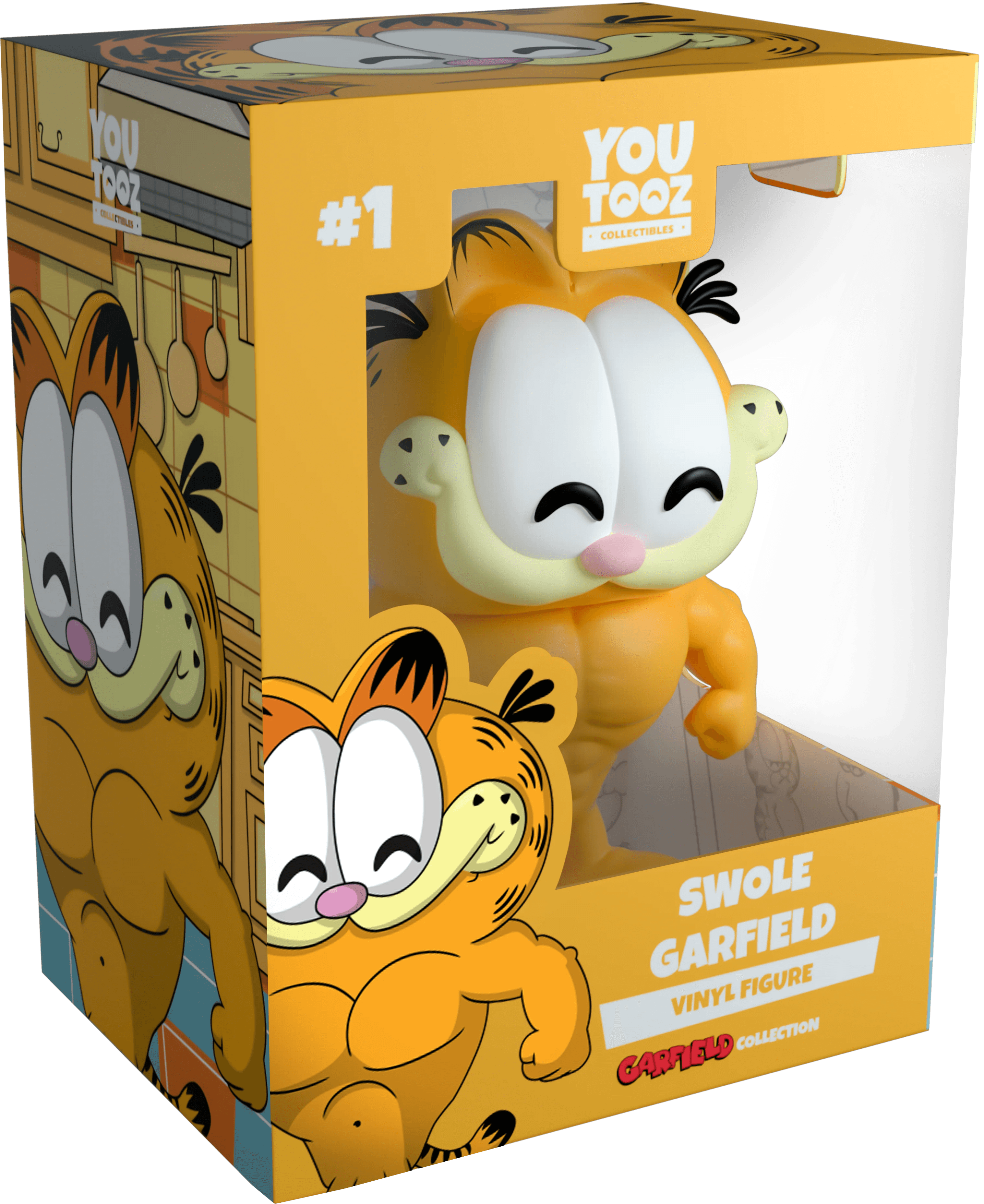 Youtooz - Garfield - Swole Garfield Vinyl Figure #1 - The Card Vault