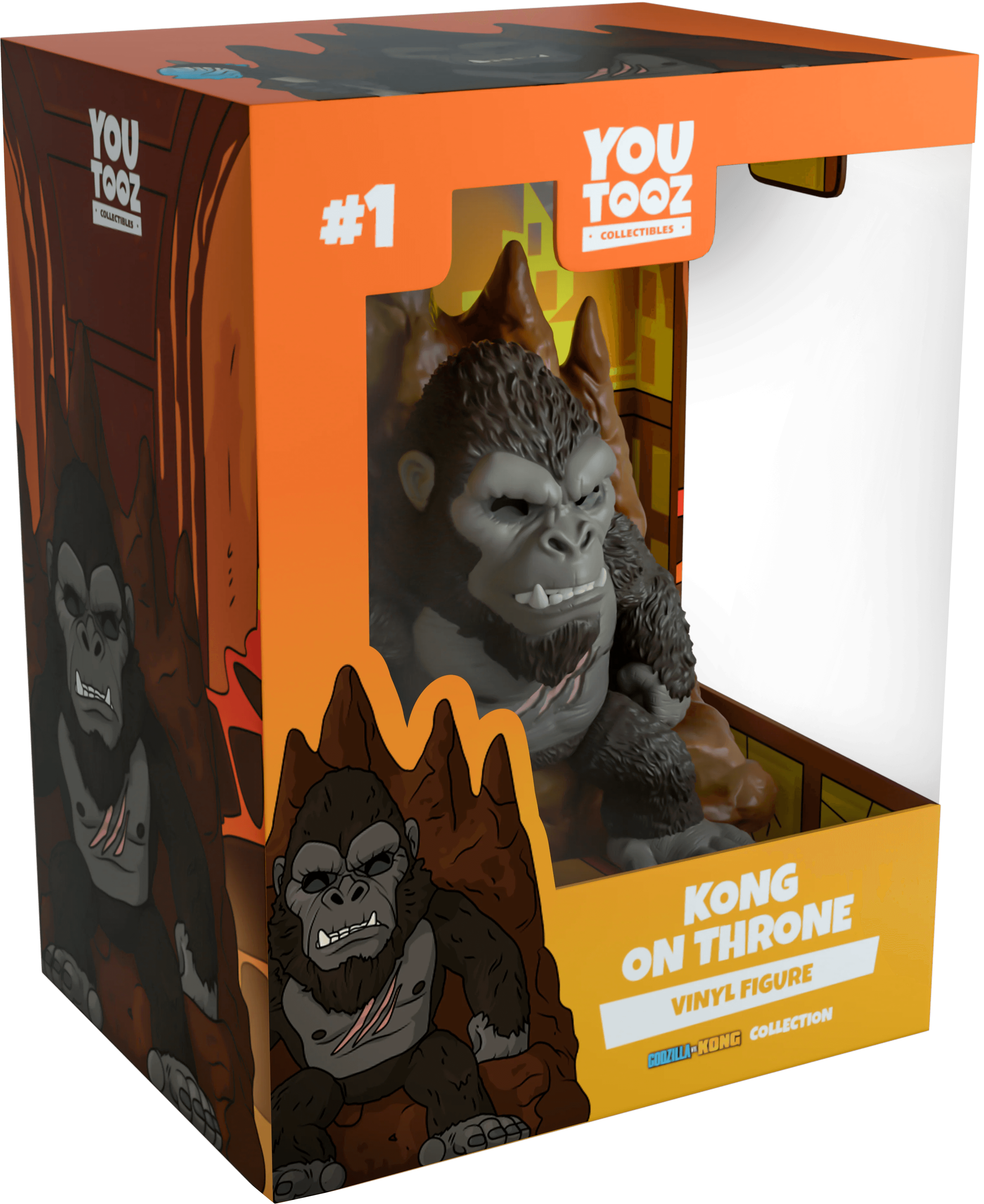 Youtooz - Godzilla vs. Kong - Kong on Throne Vinyl Figure #1 - The Card Vault